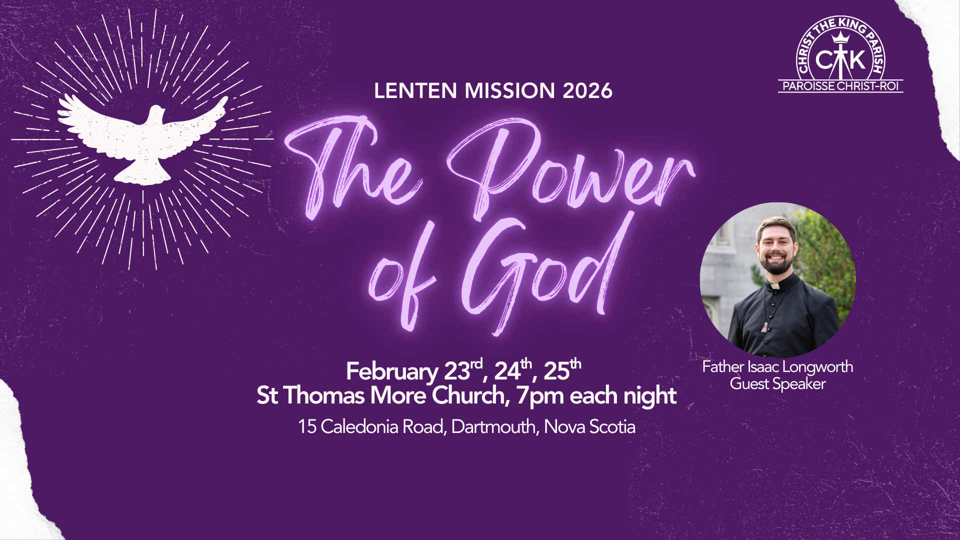 Lenten Mission 2026: The Power of God